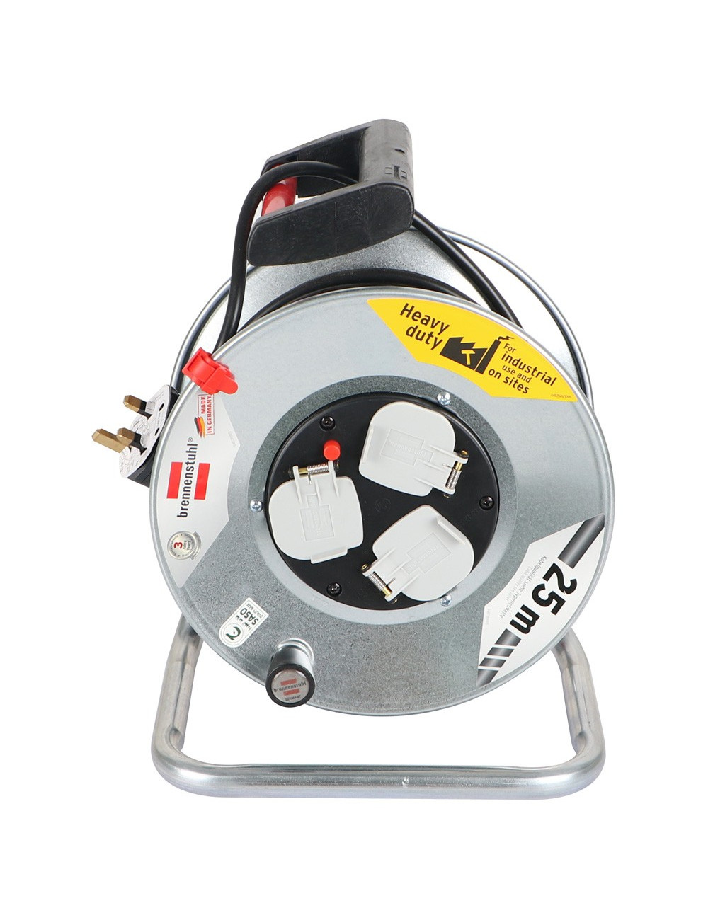 موزع مدور استيل 13امبر 3واي 25متر الماني