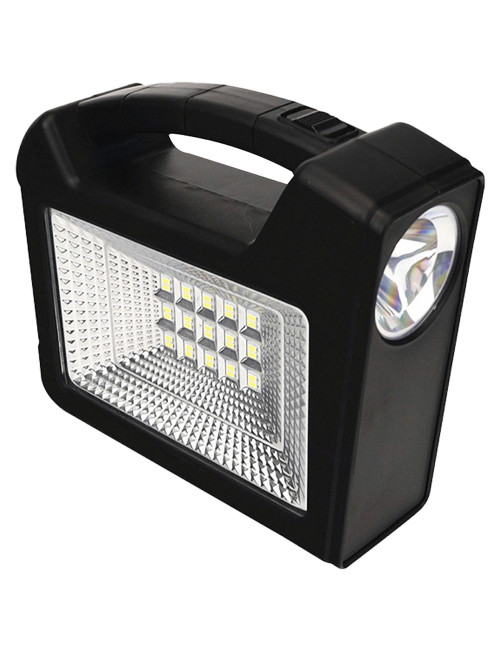 CL-25 - SOLAR LIGHT BUILT IN 10000 MA RECHARGEABLE LITHIUM BATTERY WITH SOLAR PANEL 8W