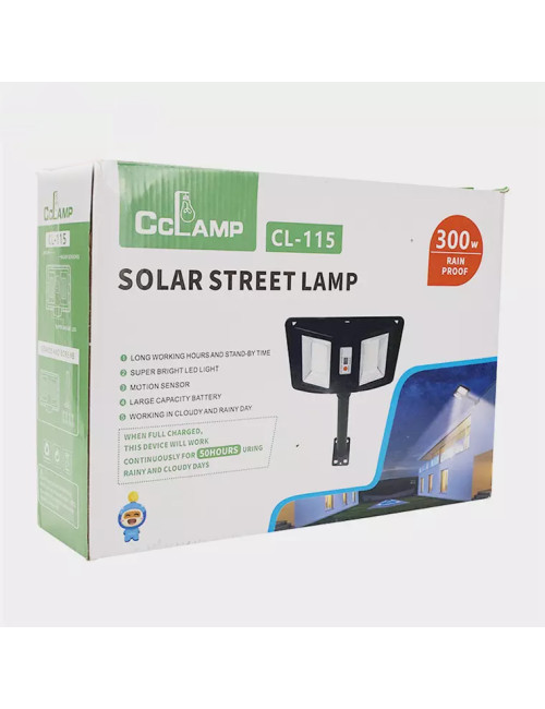 CL-115 كشاف طريق طاقة شمسية 200 وات
