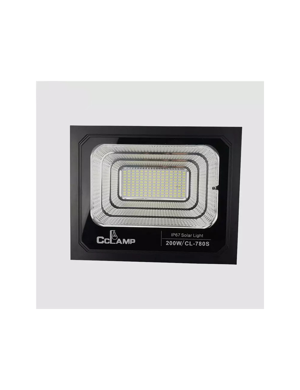 CL-780S - SOLAR FLOODLIGHT 200W LED 24000 MAH LITHIUM IRON PHOSPHATE BATTERY WITH SOLAR PANEL 25W