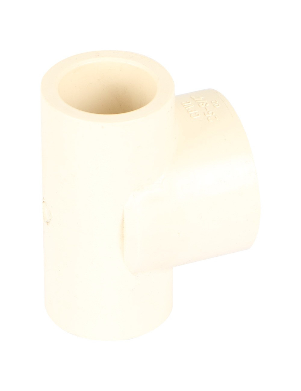 TEE PLASTIC BRASS THREAD "3/4