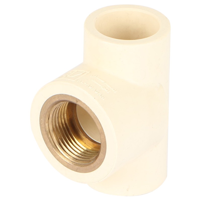 تي بلاستيك سن نحاس 3/4" حار كويتي