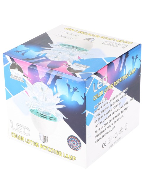 COLOR LOTUS ROTATING LAMP 3 IN 1