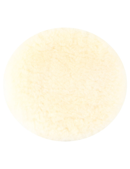 205 BUFFING PAD SHEEP WOOL WITH TIE ON 7"