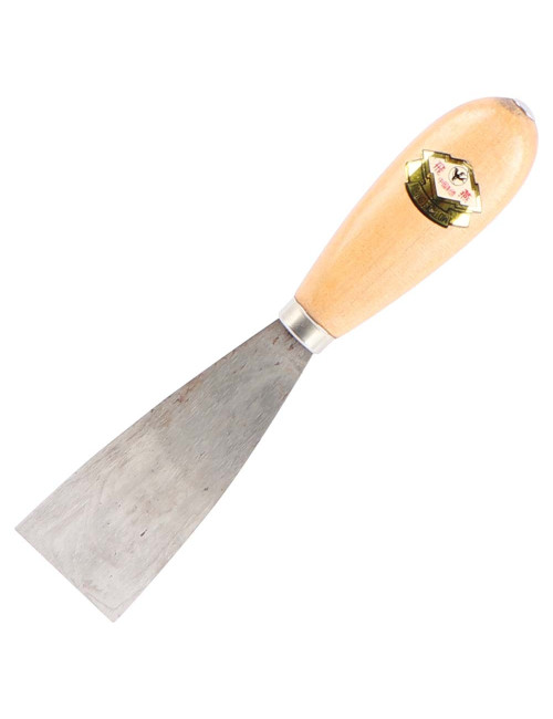 SCRAPER WITH WOODEN HANDLE 1.5"