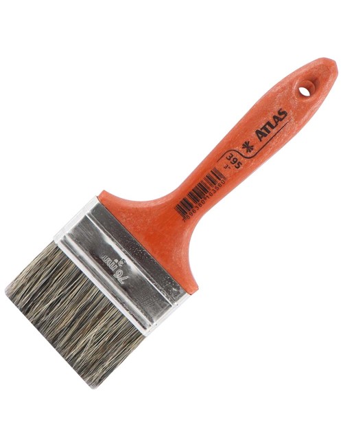 ATLAS 395 PAINT BRUSH BROWN 3"