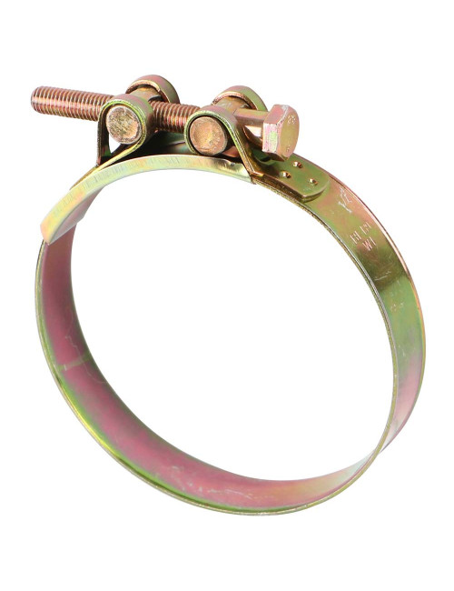 HOSE CLAMP YELLOW ZINC PLATED SINGLE BOLT 131-139 MM