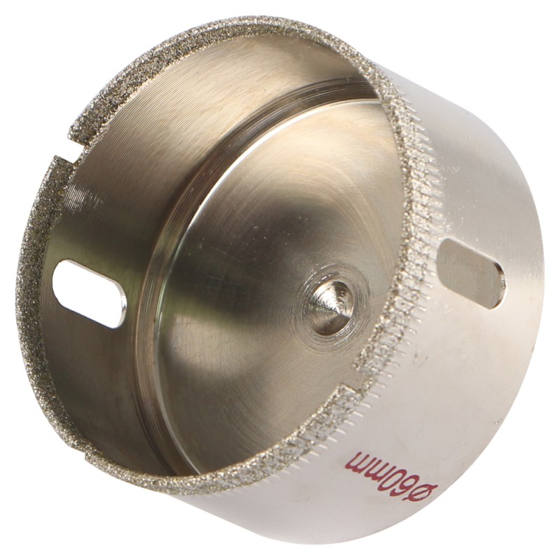 DIAMOND GLASS HOLESAW 60 MM