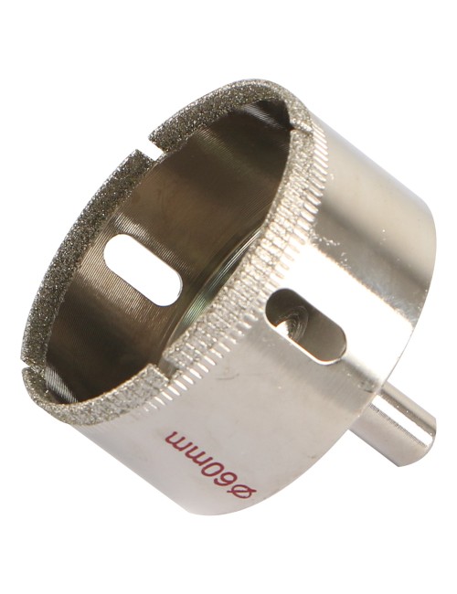 DIAMOND GLASS HOLESAW 60 MM