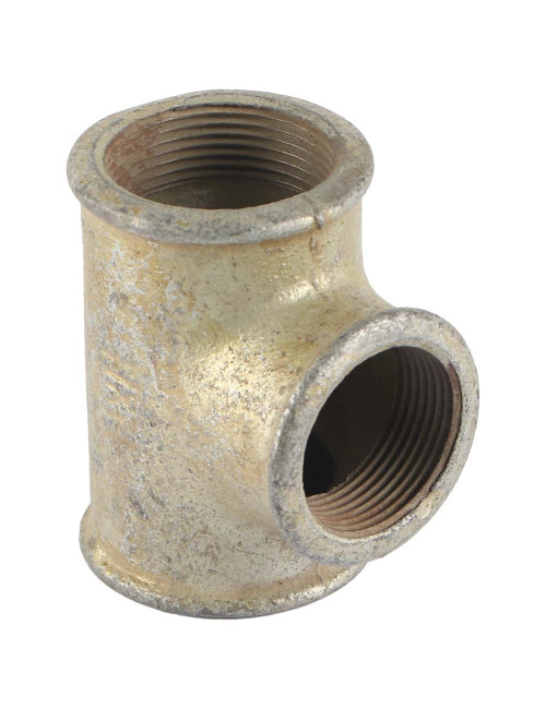 GALV. REDUCER TEE 1 1/4" x 1-1/2"