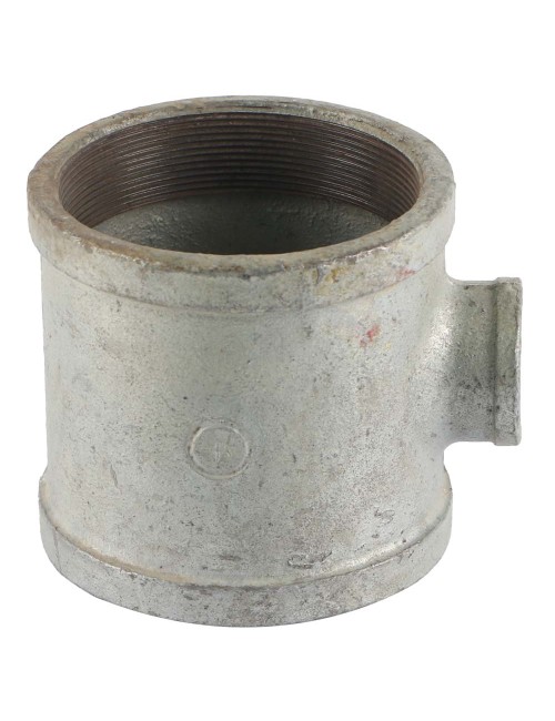 GALV. REDUCER TEE 1 1/4" x 4"