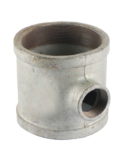 GALV. REDUCER TEE 1 1/4" x 4"