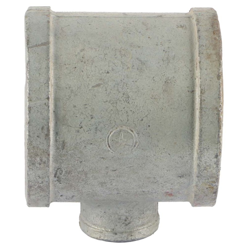 GALV. REDUCER TEE 1 1/4" x 4"