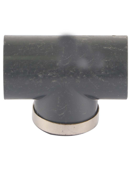 TEE WITH THREAD PLASTIC 1"