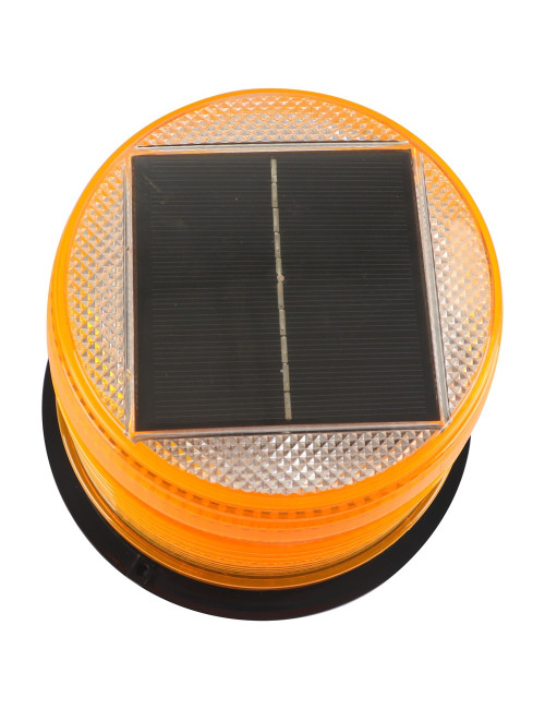 1800 SOLAR WARNING FLASH LIGHT YELLOW 15 PCS LED