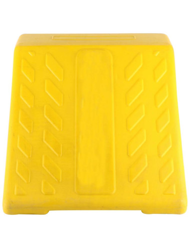 BS-PWC-5 سنادة تاير بلاستيك اصفر كبير CHN