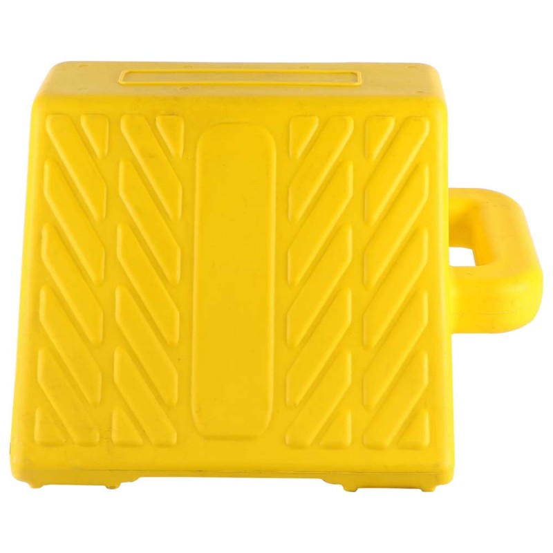 BS-PWC-4 WHEEL CHOCK YELLOW DOUBLE SIDE