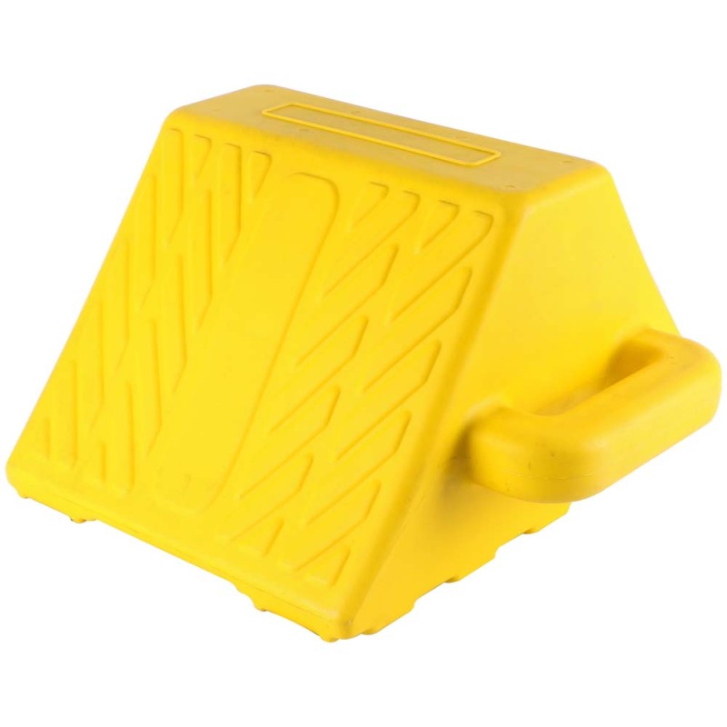 BS-PWC-4 WHEEL CHOCK YELLOW DOUBLE SIDE