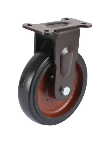 Castor Wheel HSC2/F/RT/200/R ''8'' H.D Fixed - IND