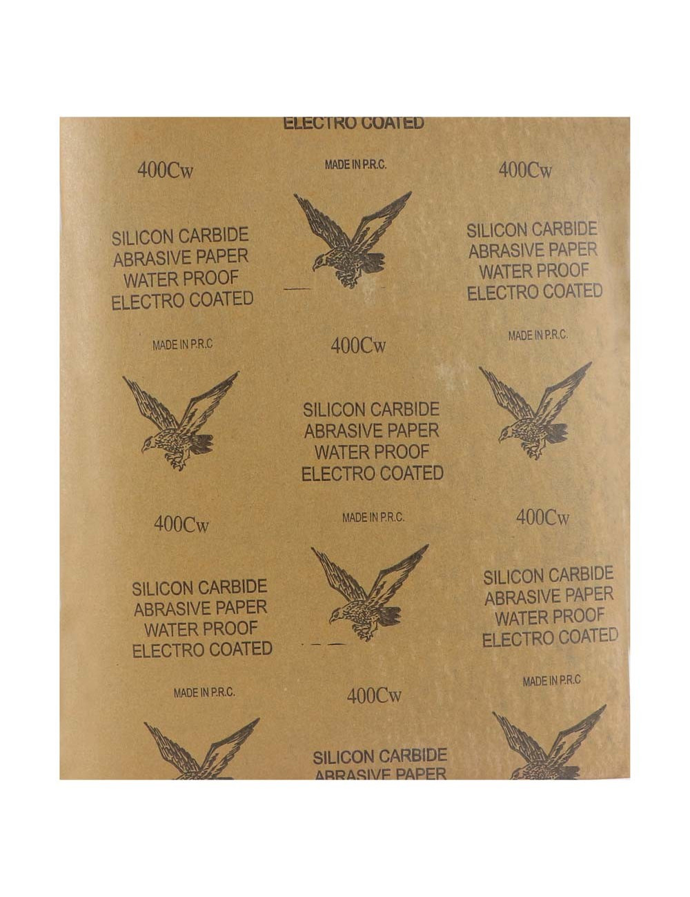 ABRASIVE PAPER WATER PROOF 9" x 11" 400 GRIT