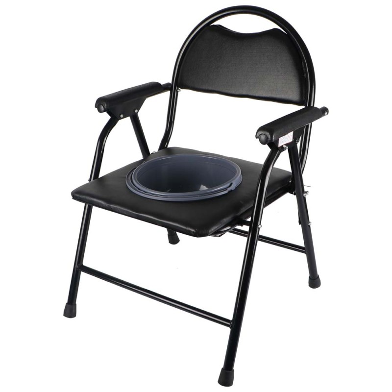 TTSA FOLDABLE TOILET CHAIR WITH CHEMBER POT