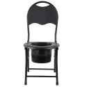 BS-07 PORTABLE TOILET CHAIR WITH BEDPAN