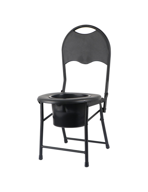 BS-07 PORTABLE TOILET CHAIR WITH BEDPAN