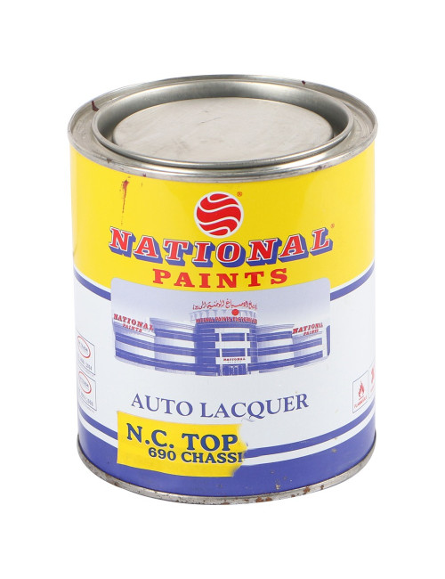 NATIONAL AUTO LACQUER N.C. TOP COAT GLOSS MULTICOLOR 1 LTR