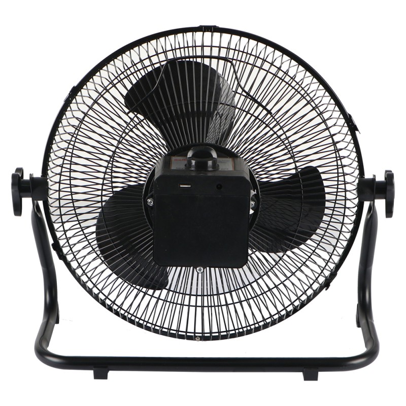 HS-118 15W مروحة طاقة شمسية اسود