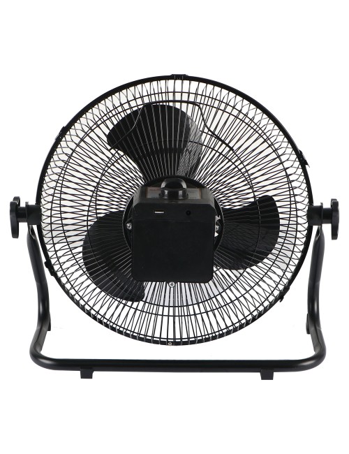 HS-118 15W مروحة طاقة شمسية اسود