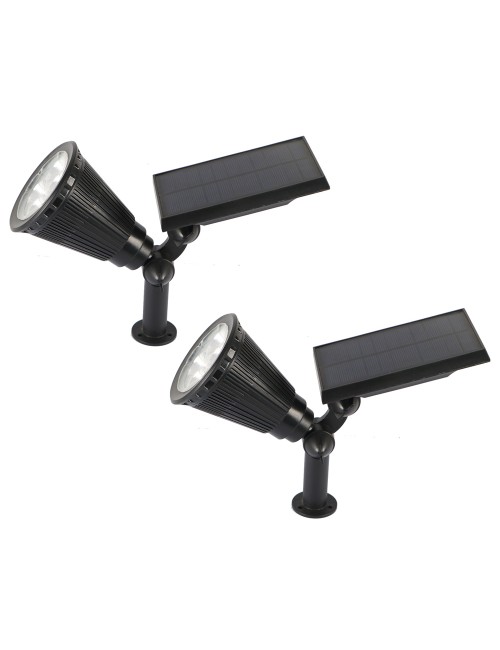 SOLAR LAWN SPOTLIGHT RED