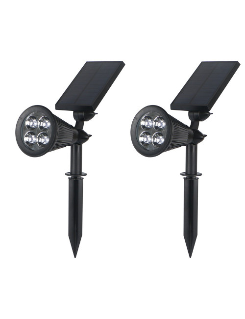 كشاف حديقة طاقة شمسية كبير ازرق CHN