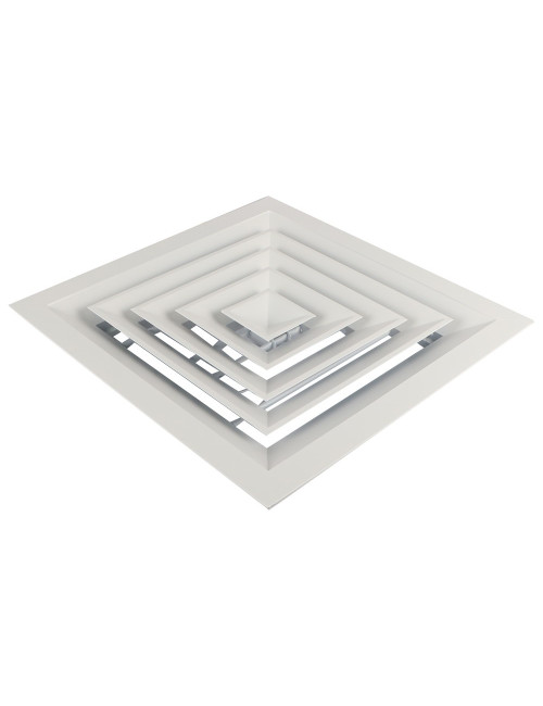 CD-4S2 ALUMINIUM CEILING DIFFUSER 44.5 x 44.5 CM