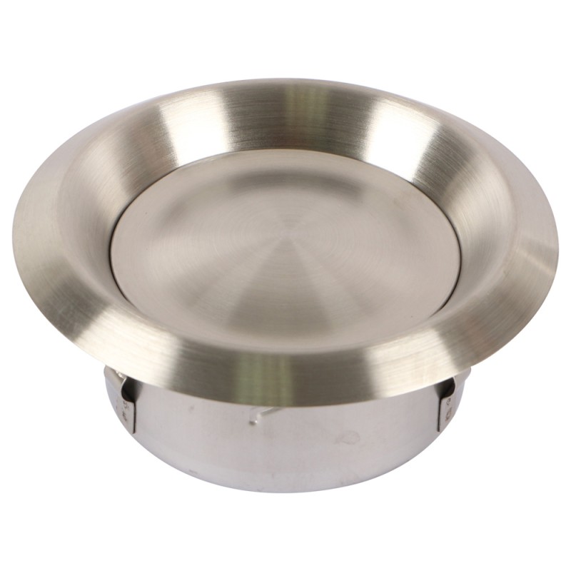 SS-VS S.S ROUND EXTERNAL VENT LOUVER 100 MM