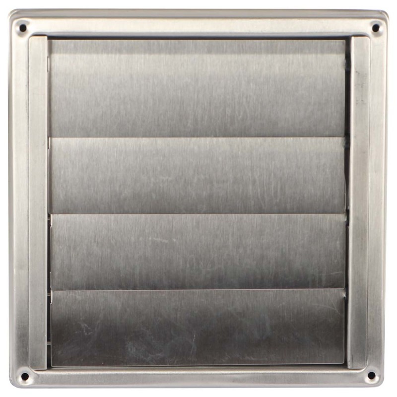 SS-SM S.S SQUARE EXTERNAL VENT LOUVER 150 MM