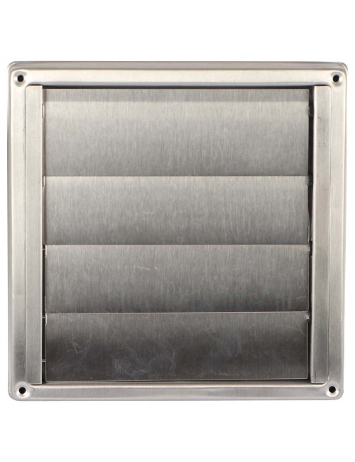 SS-SM S.S SQUARE EXTERNAL VENT LOUVER 150 MM