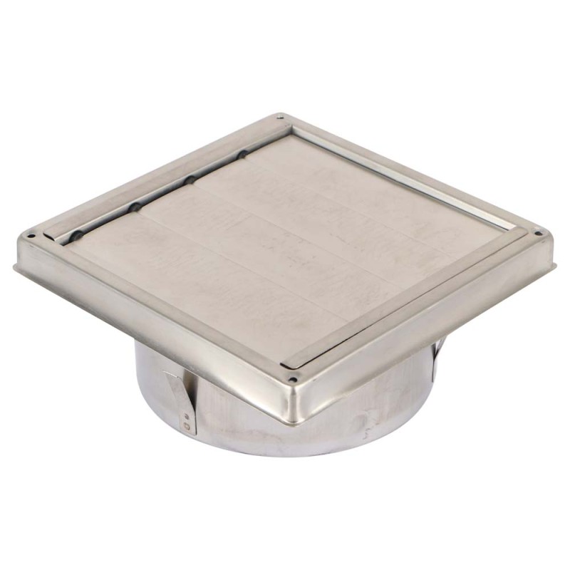 SS-SM S.S SQUARE EXTERNAL VENT LOUVER 150 MM