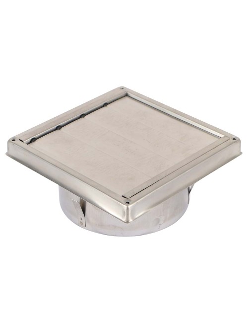 SS-SM S.S SQUARE EXTERNAL VENT LOUVER 150 MM