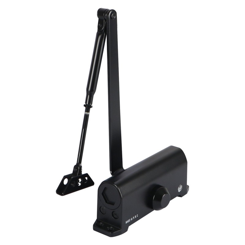 SPEED ALUMINIUM DOOR CLOSER BIG BLACK