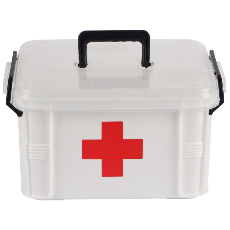 033 PORTABLE FIRST AID KIT MEDICINE STORAGE BOX 16.5*14.5*13