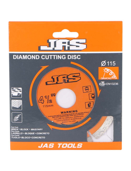 DIAMOND CUTTING DISC DRY FOR GRANITE 4.5" x 7 MM