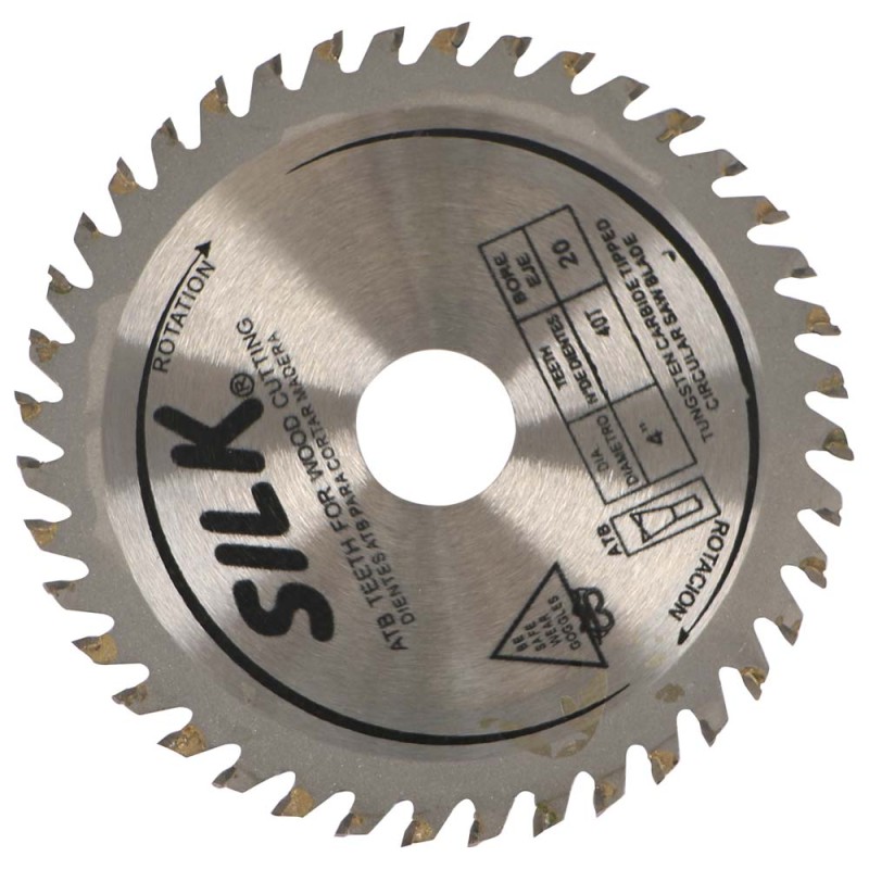 CIRCULAR SAW BLADE FOR WOOD 4" x 40T