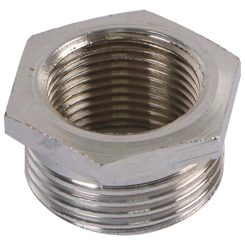 CHROME PIPE BUSHING 3/4" x 1"