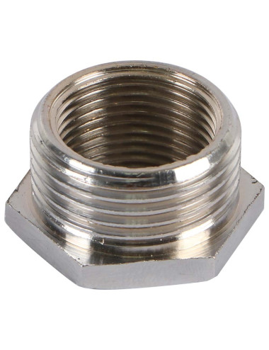 CHROME PIPE BUSHING 3/4" x 1"