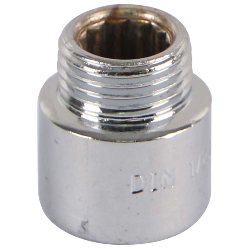 NIPPLE SOCKET -ZN-BCP 1/2" x 20 MM