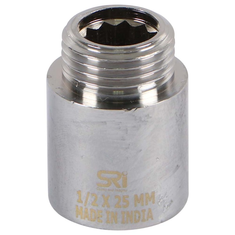 وصل ذكر كروم 1/2" × 25 ملي IND
