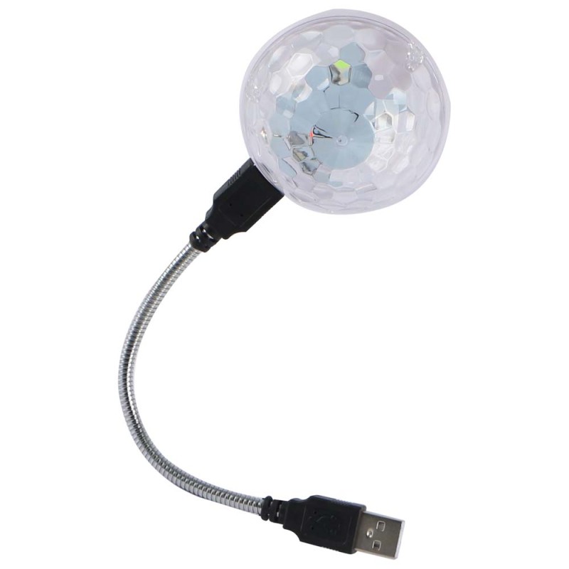 YN-01-3W USB لمبة حفلات ملون صغير