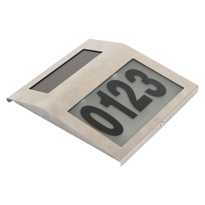 YN-26 SOLAR HOUSE NUMBER OUTDOOR LAMP