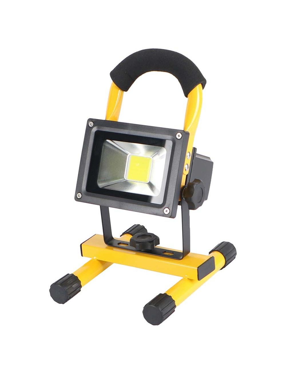 LED PORTABLE WORKLIGHT ALUMINUM+IRON BRACKET SOLAR DUAL USB 20W