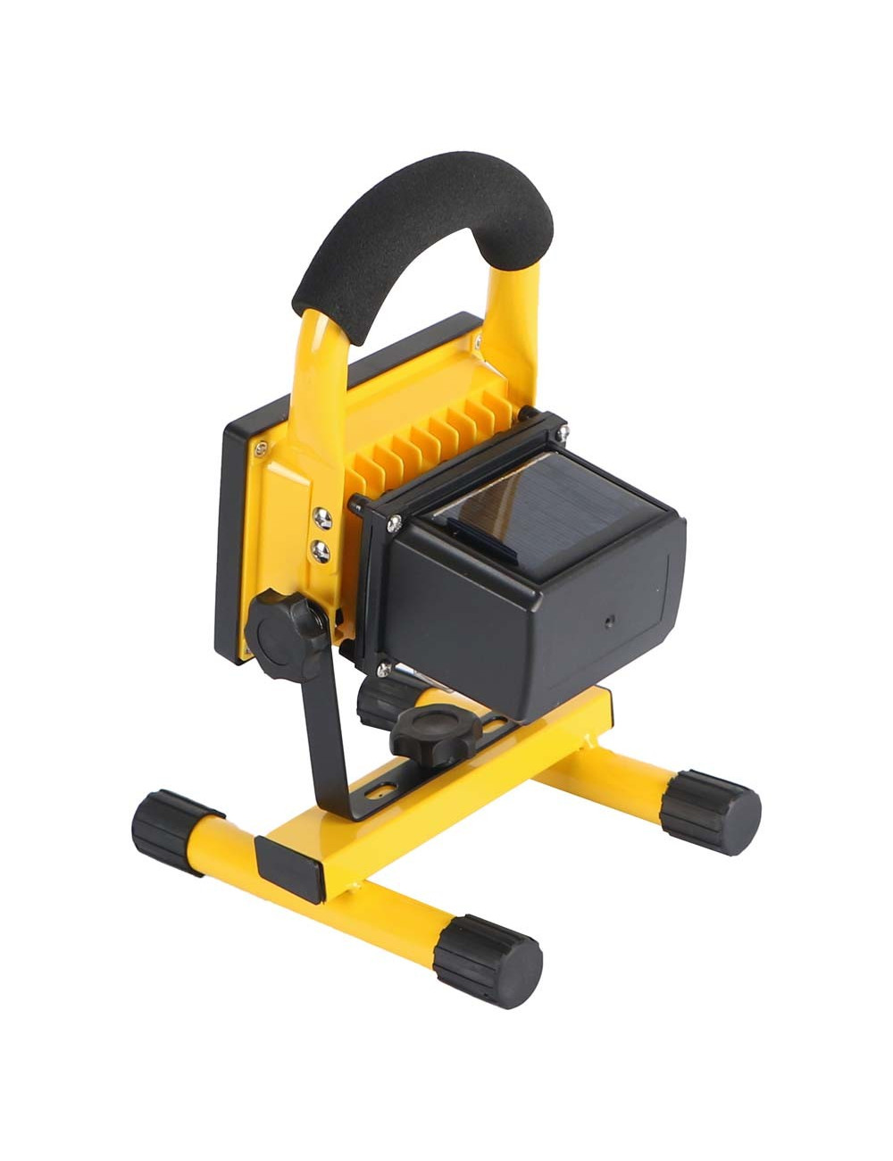 LED PORTABLE WORKLIGHT ALUMINUM+IRON BRACKET SOLAR DUAL USB 20W